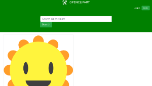 openclipart圖庫：Cartoon Sun-資源代表圖