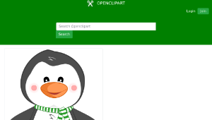 openclipart圖庫：Pierre, the Penguin縮圖