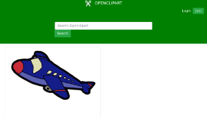 openclipart圖庫：Airplane縮圖