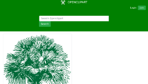 openclipart圖庫：Australian Fan Palm-資源代表圖