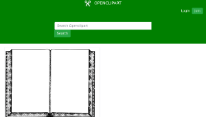 openclipart圖庫：Blank book-資源代表圖
