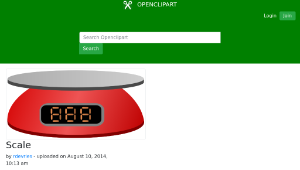 openclipart圖庫：Scale