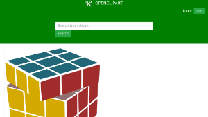 openclipart圖庫：Rubik's Scrambled-資源代表圖