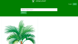 openclipart圖庫：Palm tree-資源代表圖
