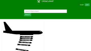 openclipart圖庫：democracy bomber-資源代表圖