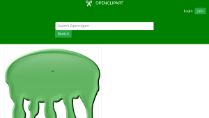 openclipart圖庫：Green Glob-資源代表圖