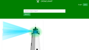 openclipart圖庫：Lighthouse Colorized縮圖