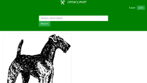 openclipart圖庫：Airedale-資源代表圖
