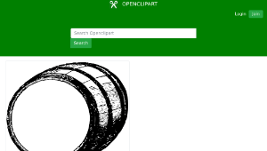 openclipart圖庫：barrelhead縮圖