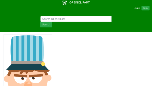 openclipart圖庫：Train engineer cartoon縮圖