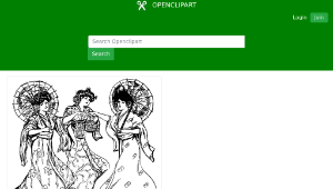 openclipart圖庫：American Idea of Kimonos - 1906縮圖