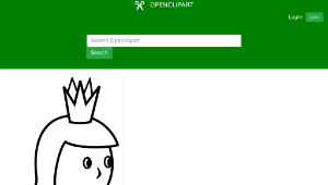 openclipart圖庫：Q Is For Queen-資源代表圖