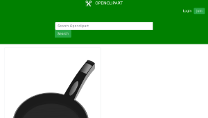 openclipart圖庫：frying pan縮圖