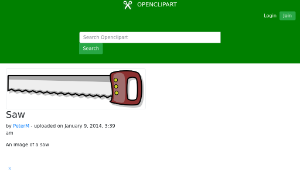 openclipart圖庫：Saw-資源代表圖