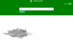 openclipart圖庫：weather icon - overcast縮圖