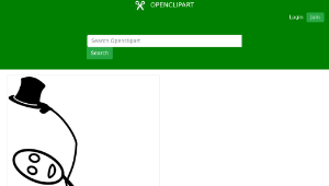 openclipart圖庫：Al playing music hall縮圖
