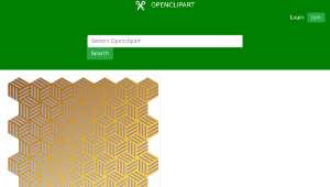 openclipart圖庫：Isometric Weave Gradients-資源代表圖