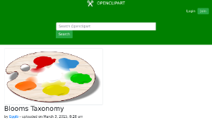 openclipart圖庫：Blooms Taxonomy縮圖