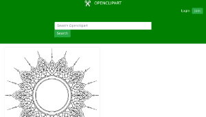 openclipart圖庫：Decorative Ornamental Circle