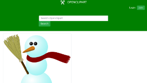 openclipart圖庫：snowman-資源代表圖