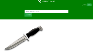 openclipart圖庫：knife縮圖