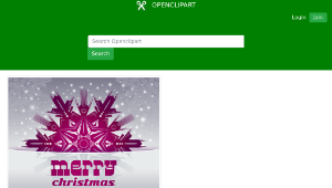 openclipart圖庫：Merry Christmas And A Happy New Year Card 2-資源代表圖