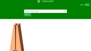 openclipart圖庫：clothes peg open縮圖