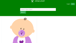 openclipart圖庫：Baby Boy縮圖