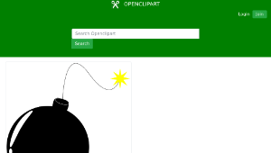 openclipart圖庫：Bomb-資源代表圖