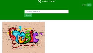 openclipart圖庫：graffiti on a wall縮圖