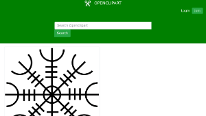 openclipart圖庫：Aegishj&agrave;lmr縮圖