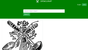 openclipart圖庫：kitchen utensils縮圖