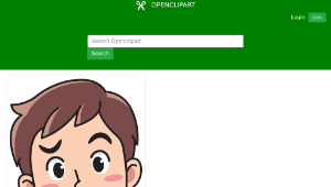 openclipart圖庫：Business man - thinking-資源代表圖