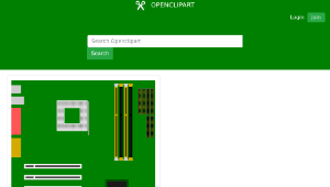openclipart圖庫：Motherboard縮圖