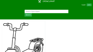 openclipart圖庫：Kick scooter-資源代表圖