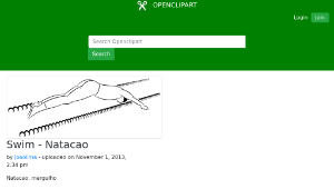 openclipart圖庫：Swim - Natacao-資源代表圖