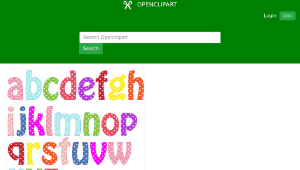 openclipart圖庫：Colorful Alphabet Lowercase縮圖