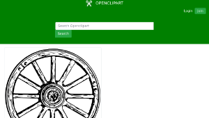 openclipart圖庫：Wagon wheel縮圖
