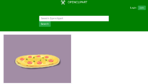 openclipart圖庫：Pizza縮圖