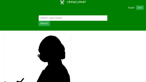 openclipart圖庫：Professional Woman Detailed縮圖
