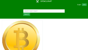 openclipart圖庫：Bitcoin-資源代表圖
