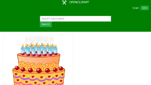 openclipart圖庫：Cake-資源代表圖