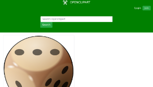openclipart圖庫：dice縮圖