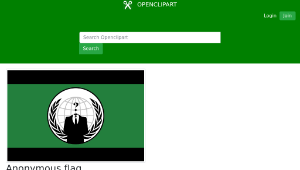 openclipart圖庫：Anonymous flag縮圖