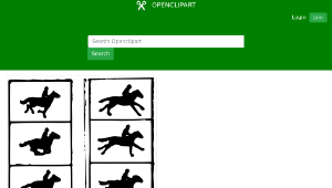 openclipart圖庫：Horse Animation Frames-資源代表圖