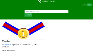 openclipart圖庫：Medal縮圖