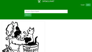 openclipart圖庫：cats and dye縮圖