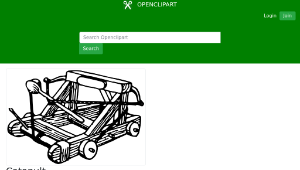 openclipart圖庫：Catapult-資源代表圖