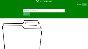 openclipart圖庫：Dossier / Folder-資源代表圖
