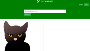 openclipart圖庫：dark cat-資源代表圖